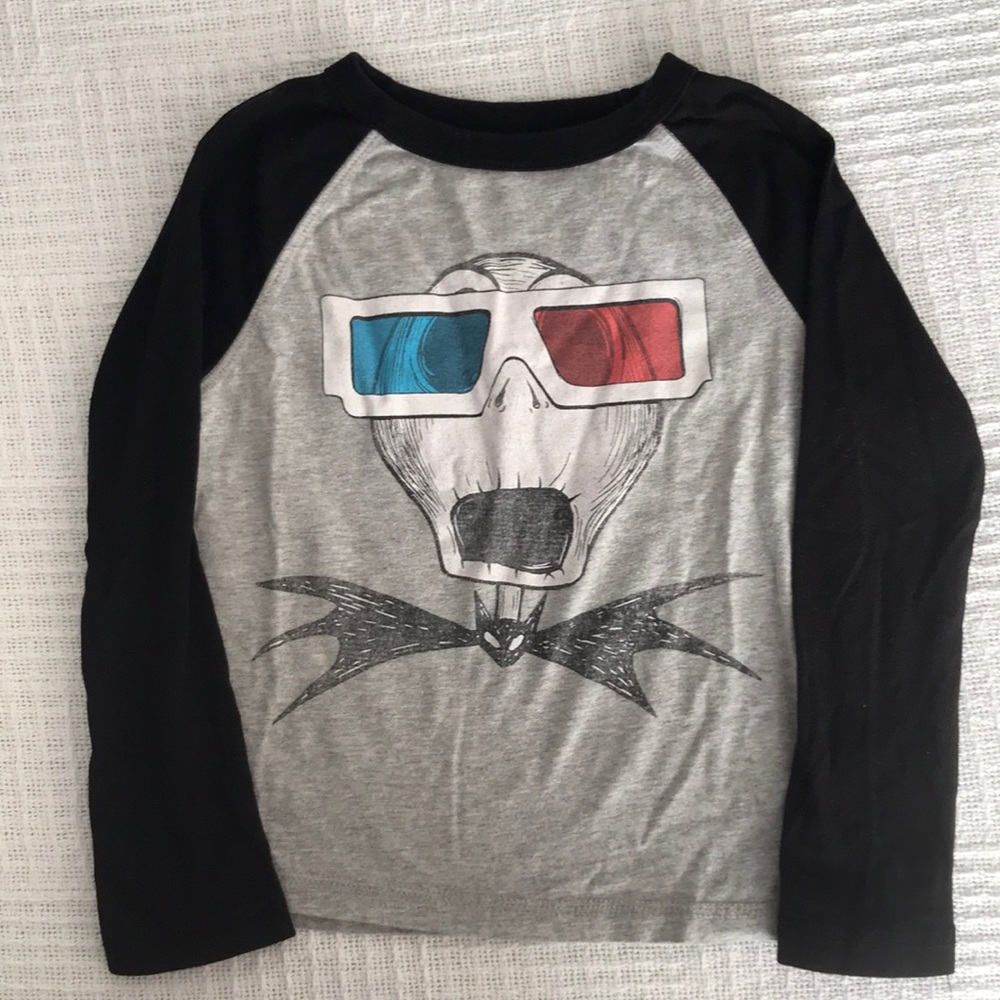 VGUC Jack the Pumpkin King Raglan Tshirt XS
